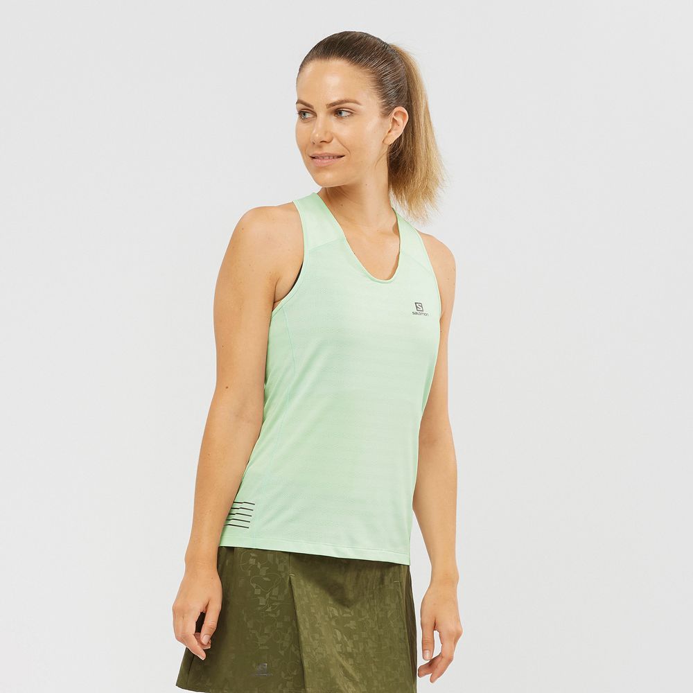 SALOMON XA W Philippines - Women's Tank - Blue | 136509-TCW